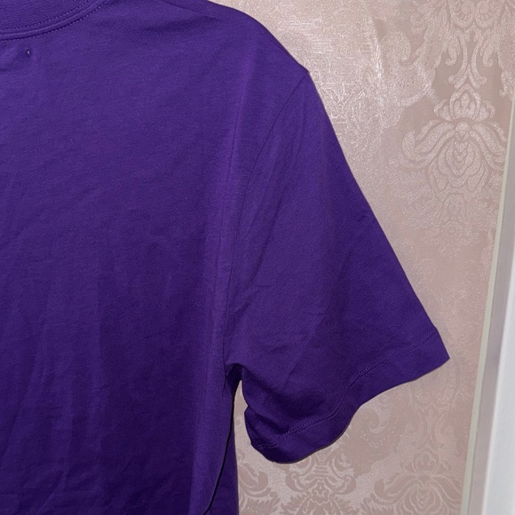 Nike Men's Short Sleeve Tee in Bold Purple - Picture 6 of 8
